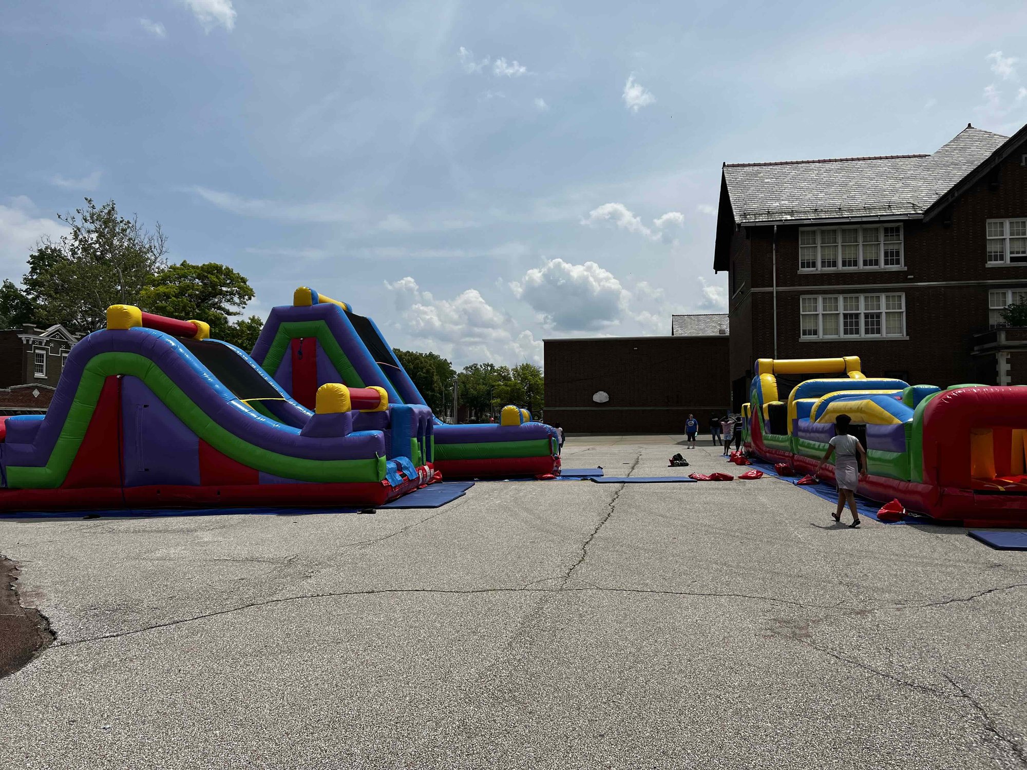 A school field day event run by the Me 2 You Game Truck team