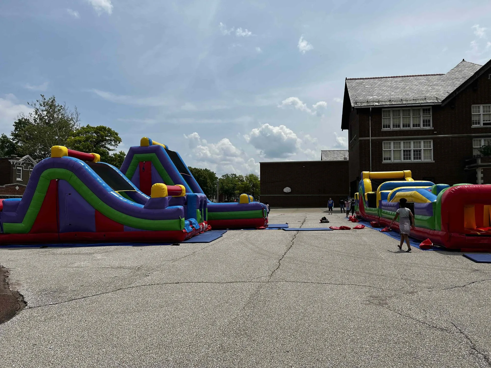 A school field day event run by the Me 2 You Game Truck team