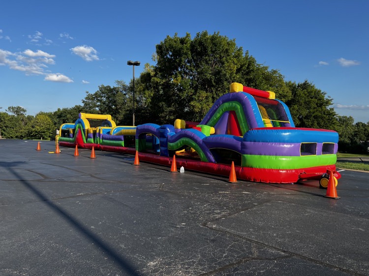 89' Inflatable Obstacle Course
