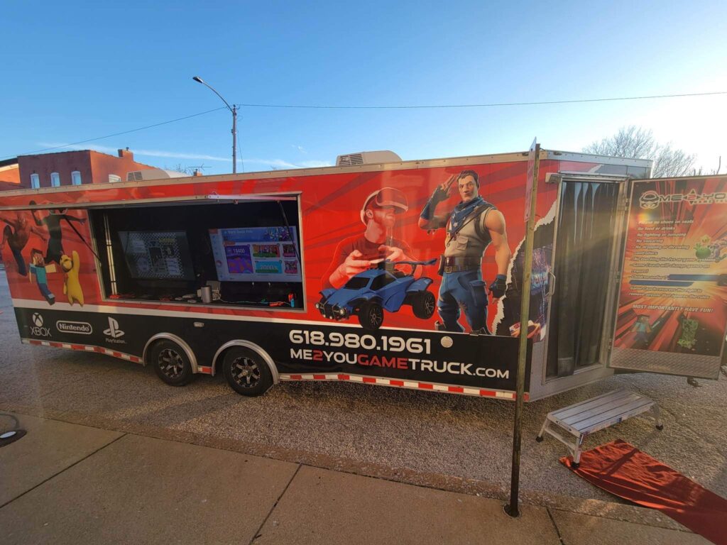 Game Truck outside