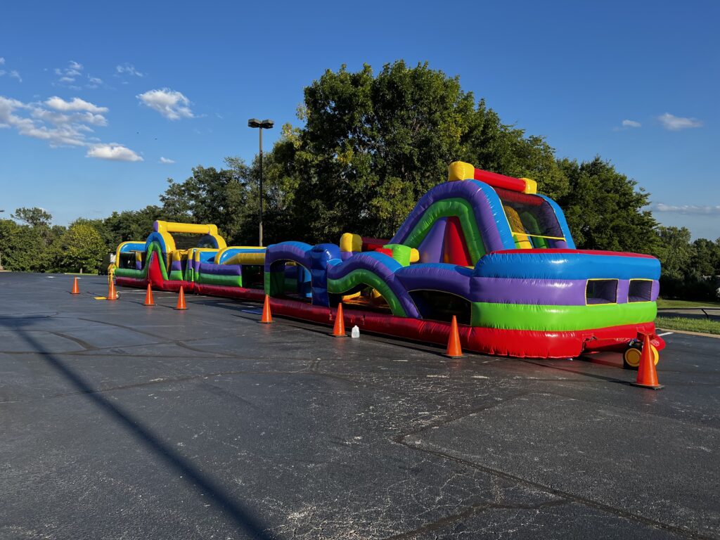 inflatable obstacle course 89 feet