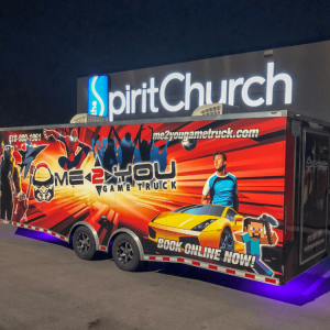 sprit church game truck party